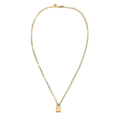 Minimalistische Slot Schakelketting Dames