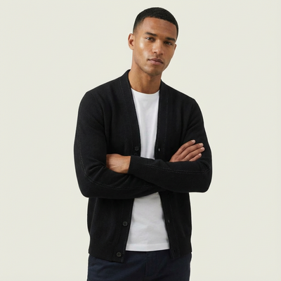 Heren Wollen Vest | Ruitpatroon