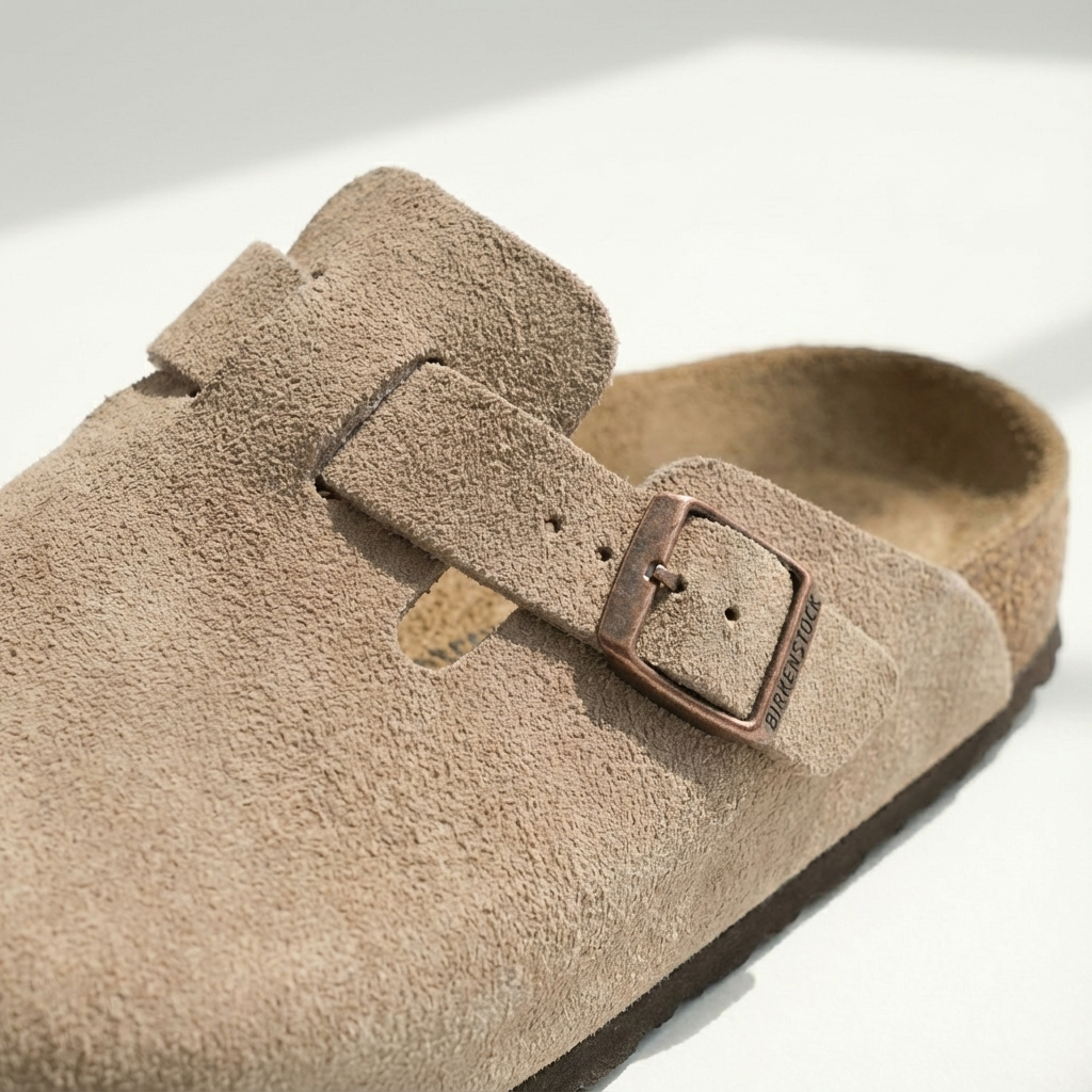 Sandalen Unisex Suède | Kurkvoetbed