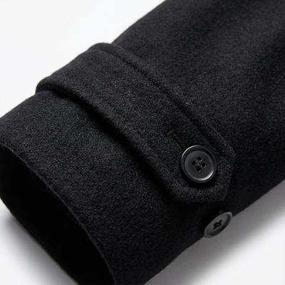 Heren Warme Wintermantel | Dubbellaags