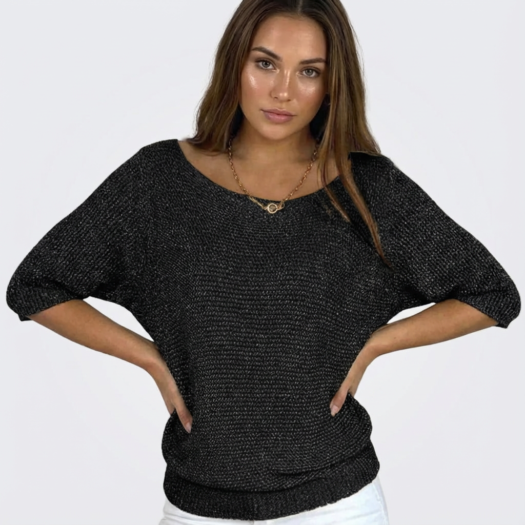 Dames Gebreide Trui | Halve Mouw