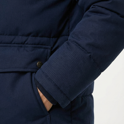 Heren Parka Winter Met Capuchon | Ritssluiting