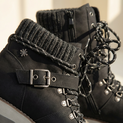 Dames Snowboots Met Veters | Antislip Zool