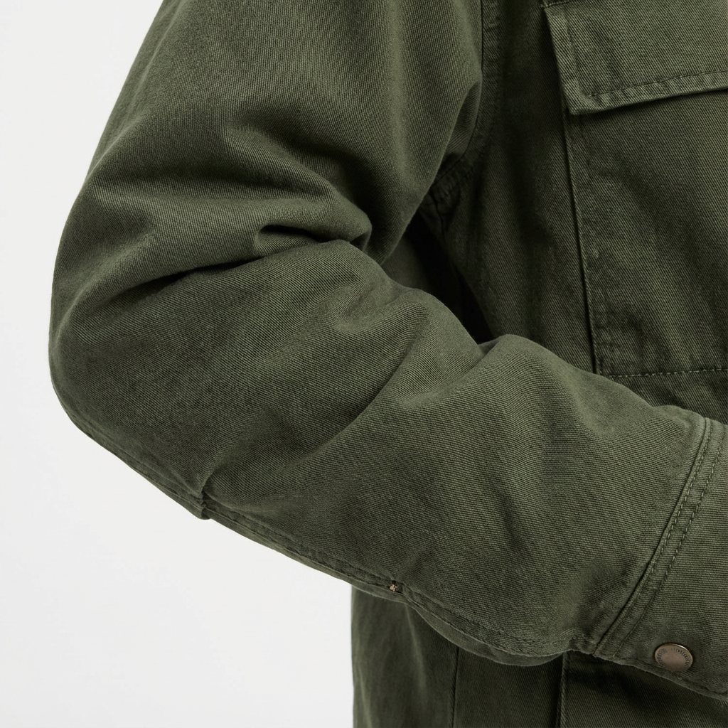 Vintage Casual Hooded Windproof Multi-pocket Work Jacket