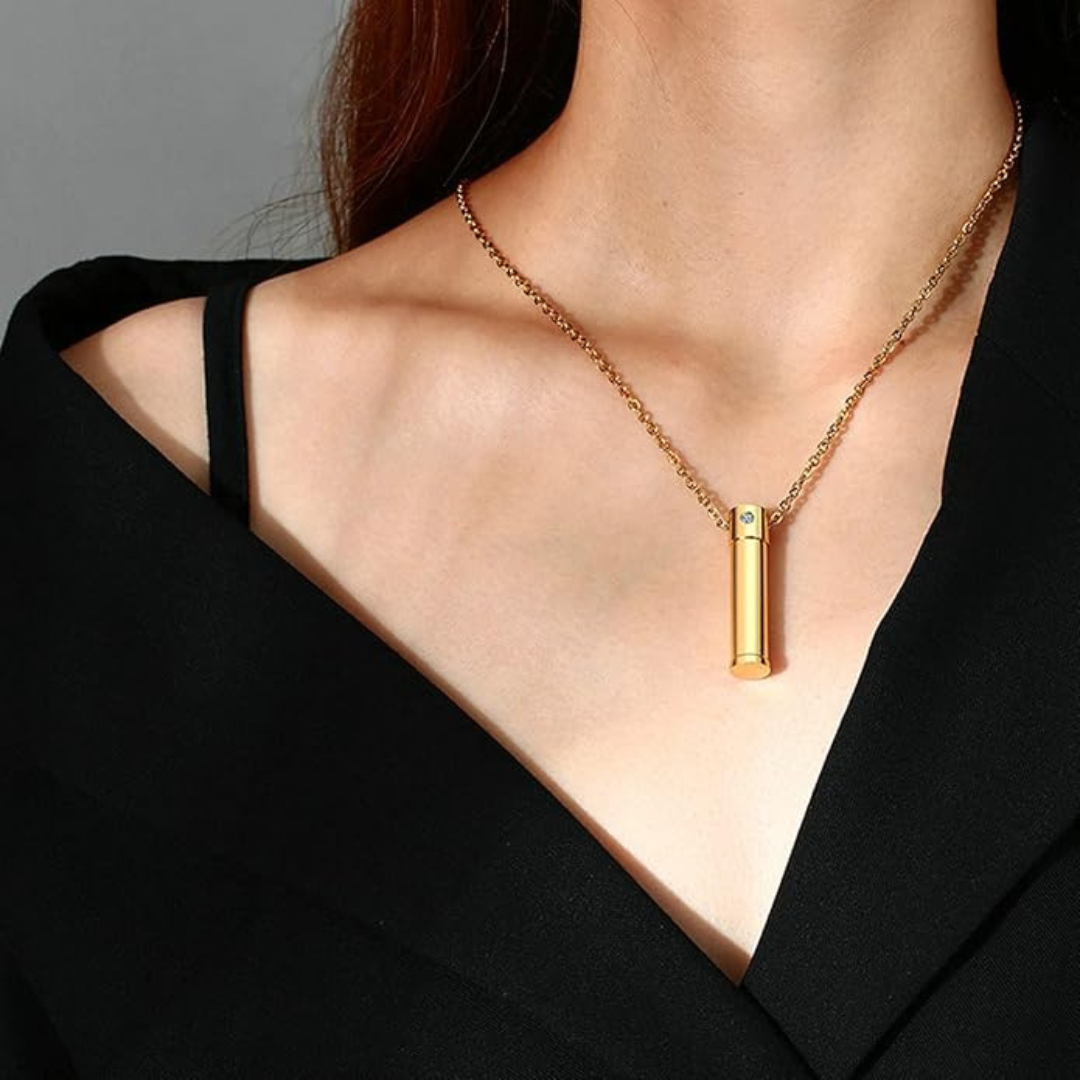 Herinnering Cilinder As Ketting