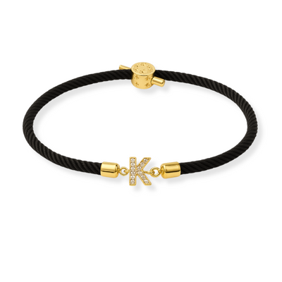 Gepersonaliseerde Diamanten Letter Armband