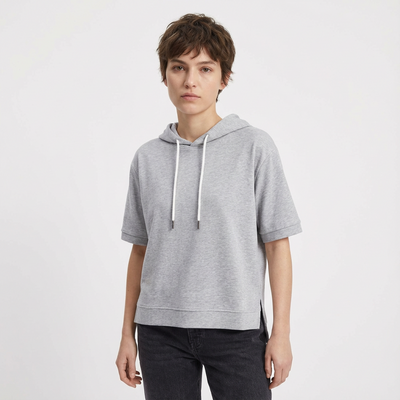 Unisex Hoodie met Korte Mouwen