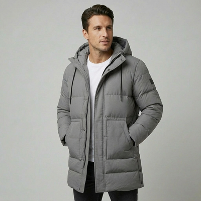 Heren Lange Winterjas | Waterafstotend