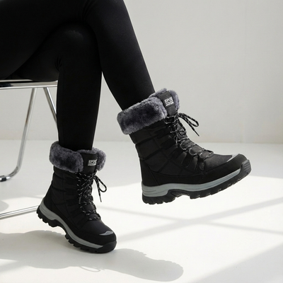 Dames Winterlaarzen met Antislipzool