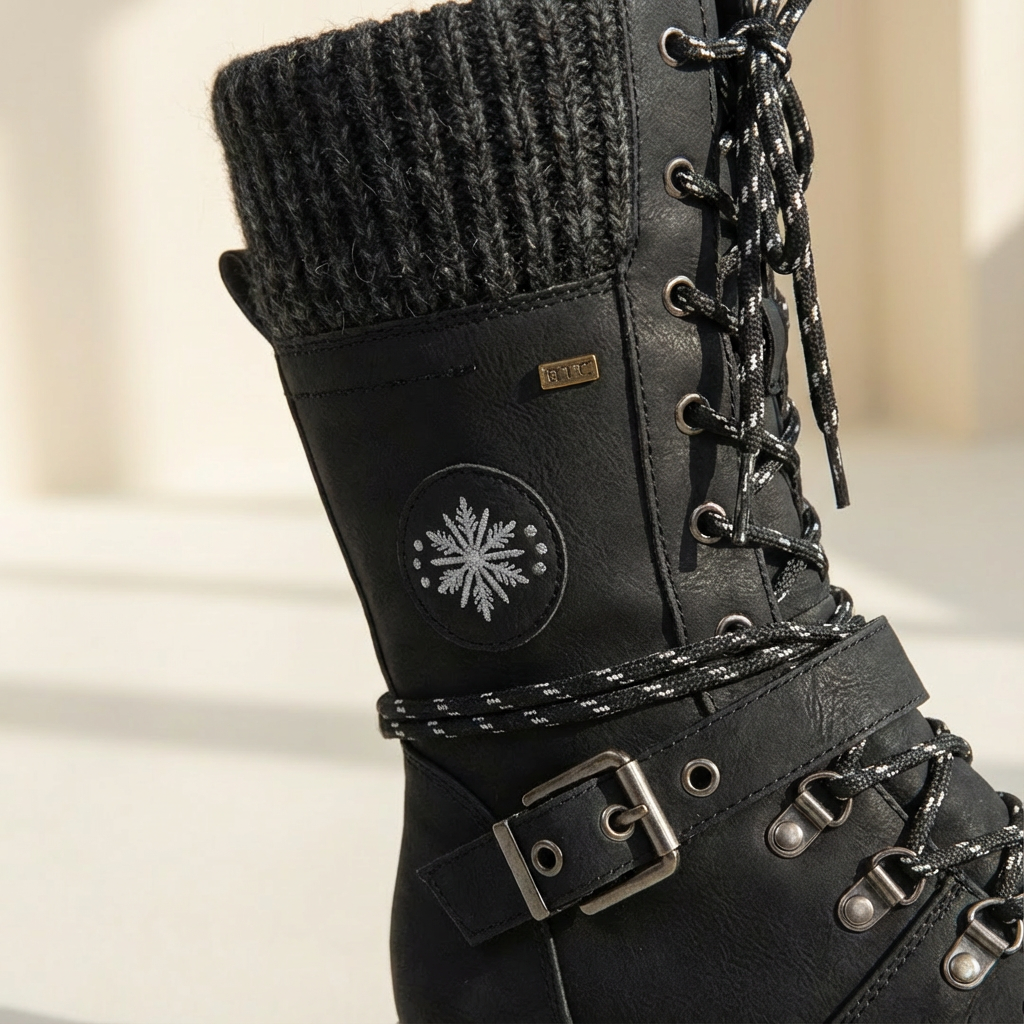 Dames Snowboots Met Veters | Antislip Zool