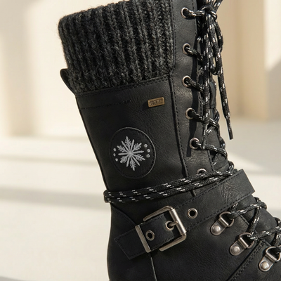 Dames Snowboots Met Veters | Antislip Zool