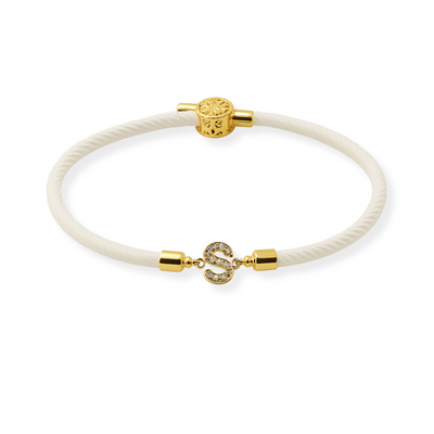Gepersonaliseerde Diamanten Letter Armband