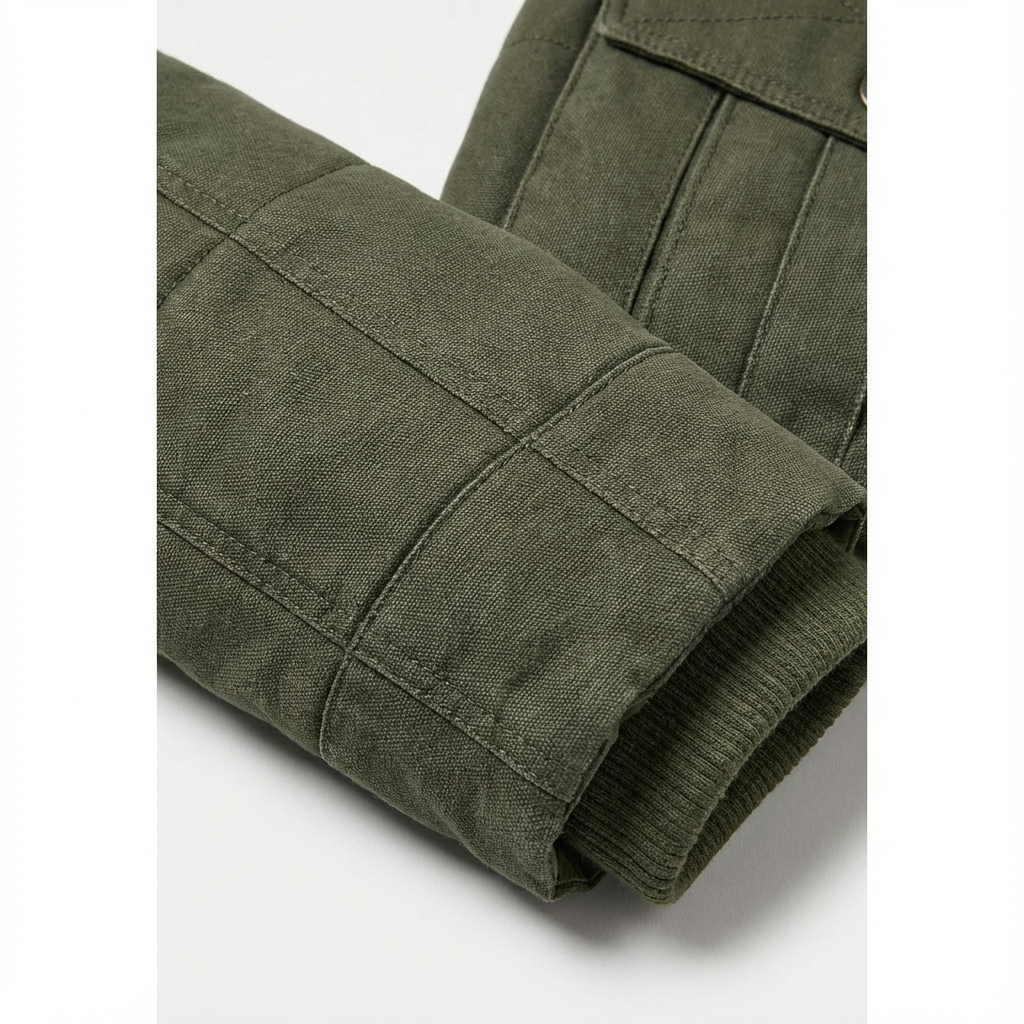 Heren donsjas met capuchon