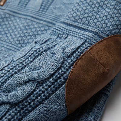 Heren Trui met Rits | Gebreid