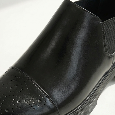 Heren Leren Instappers | Comfort Inlegzool