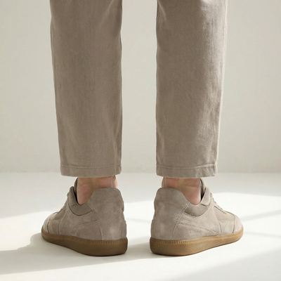 Heren Leren Sneakers | Antislipzool