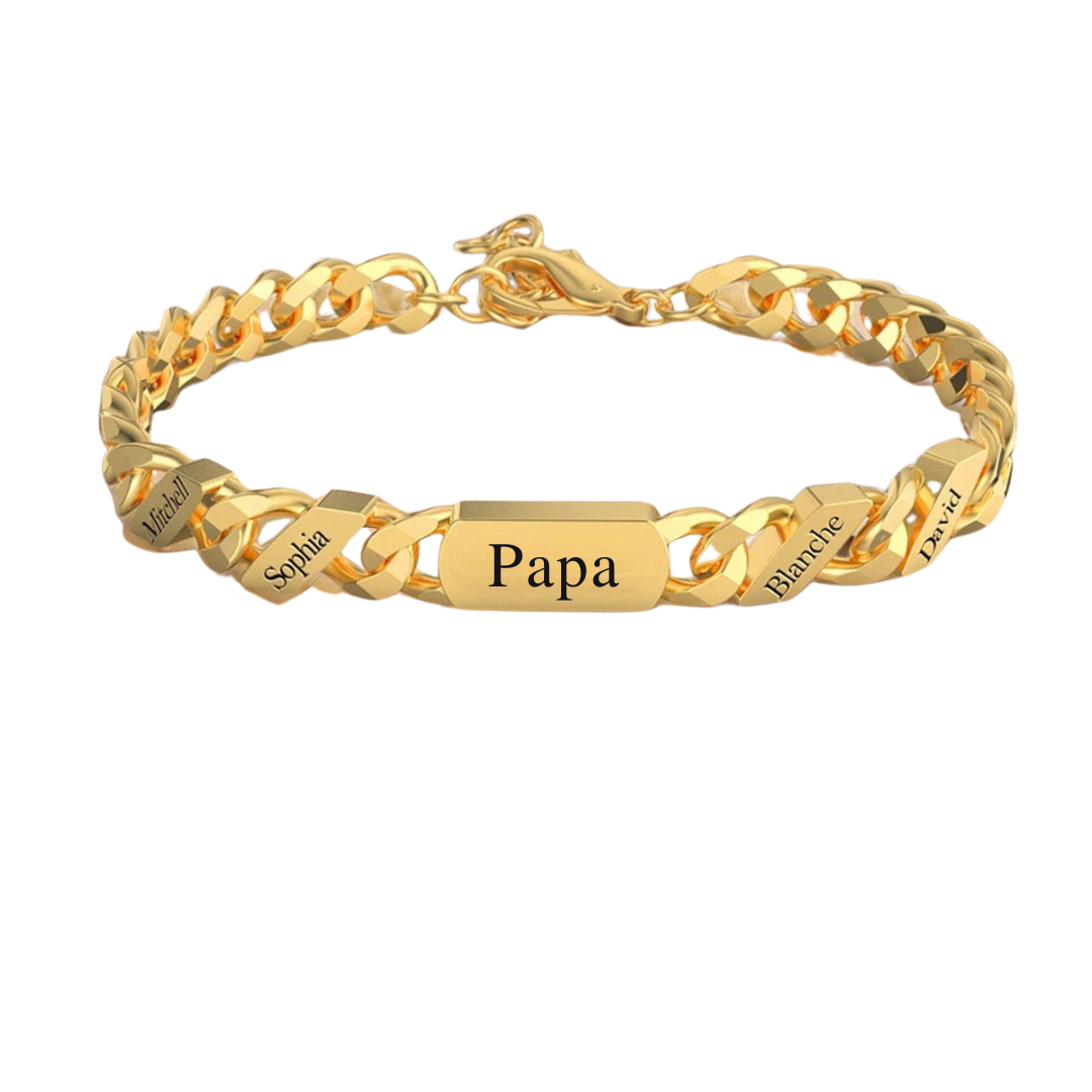 Familieschakel Armband Voor Hem