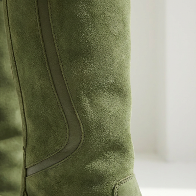 Dames Knielaarzen Kunstleer | Waterdicht