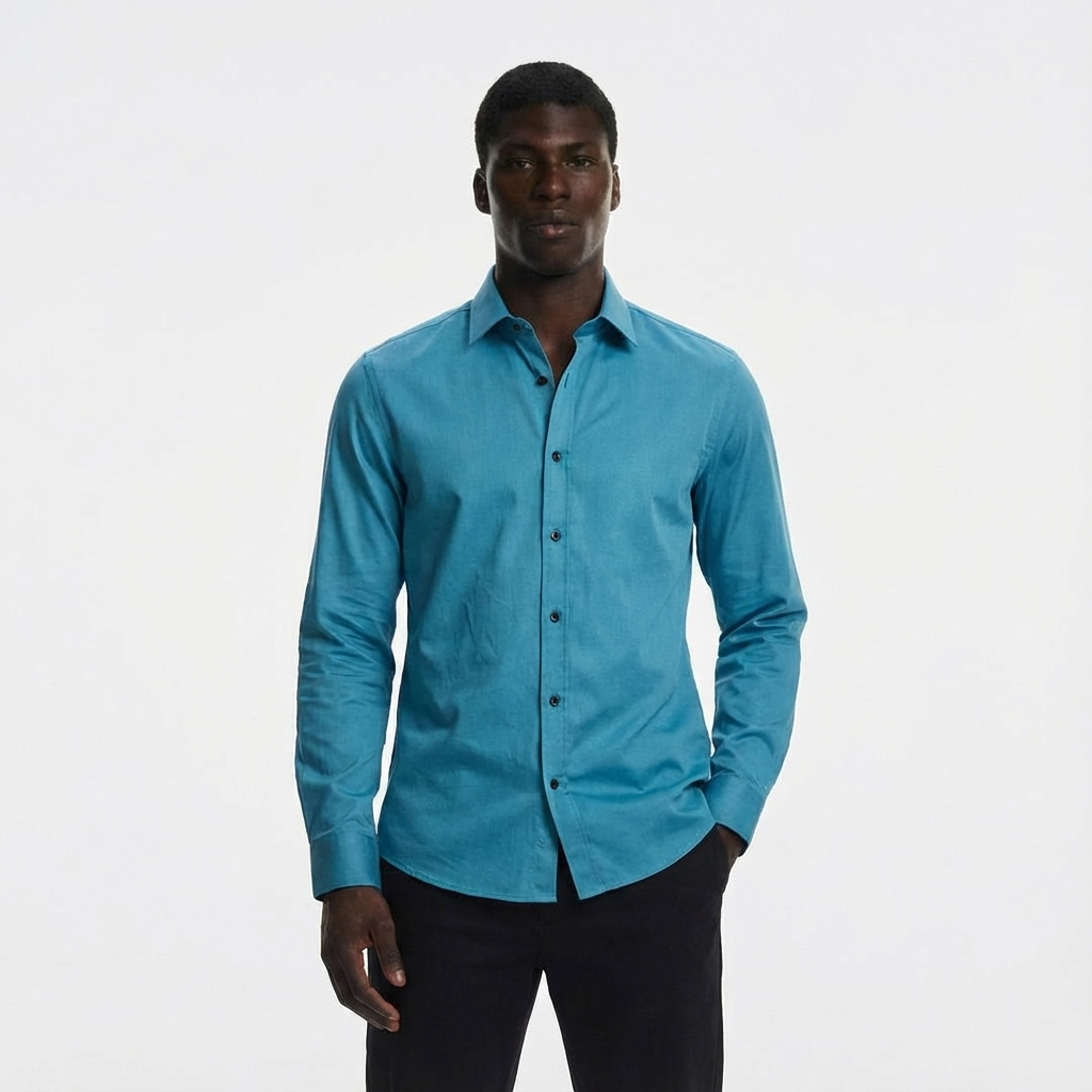 Heren Stretch Overhemd | Strijkvrij