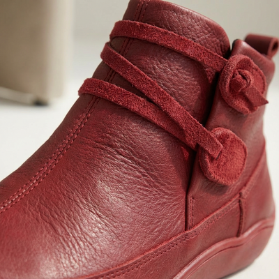 Dames Enkellaarsjes Kunstleer | Waterdicht