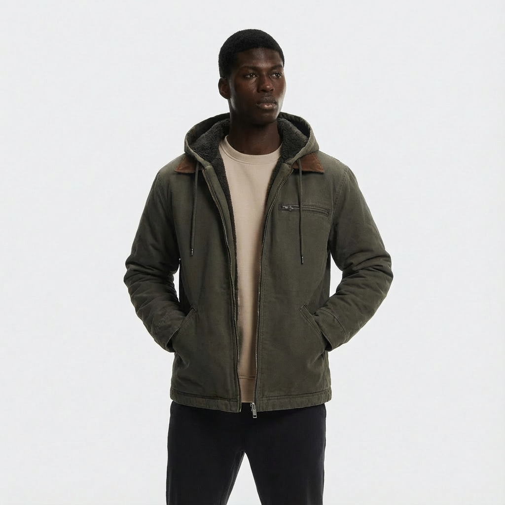 Heren Werkjas met Capuchon | Gevoerd