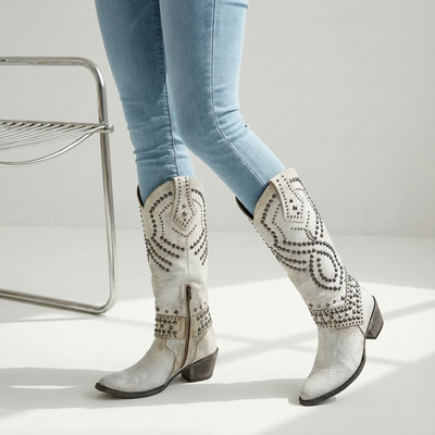 Kniehoge Laarzen Dames Western