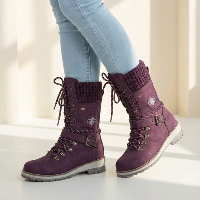 Dames Snowboots Met Veters | Antislip Zool