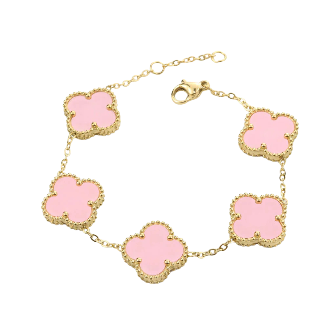 Bloem Klaver Bedel Armband Dames