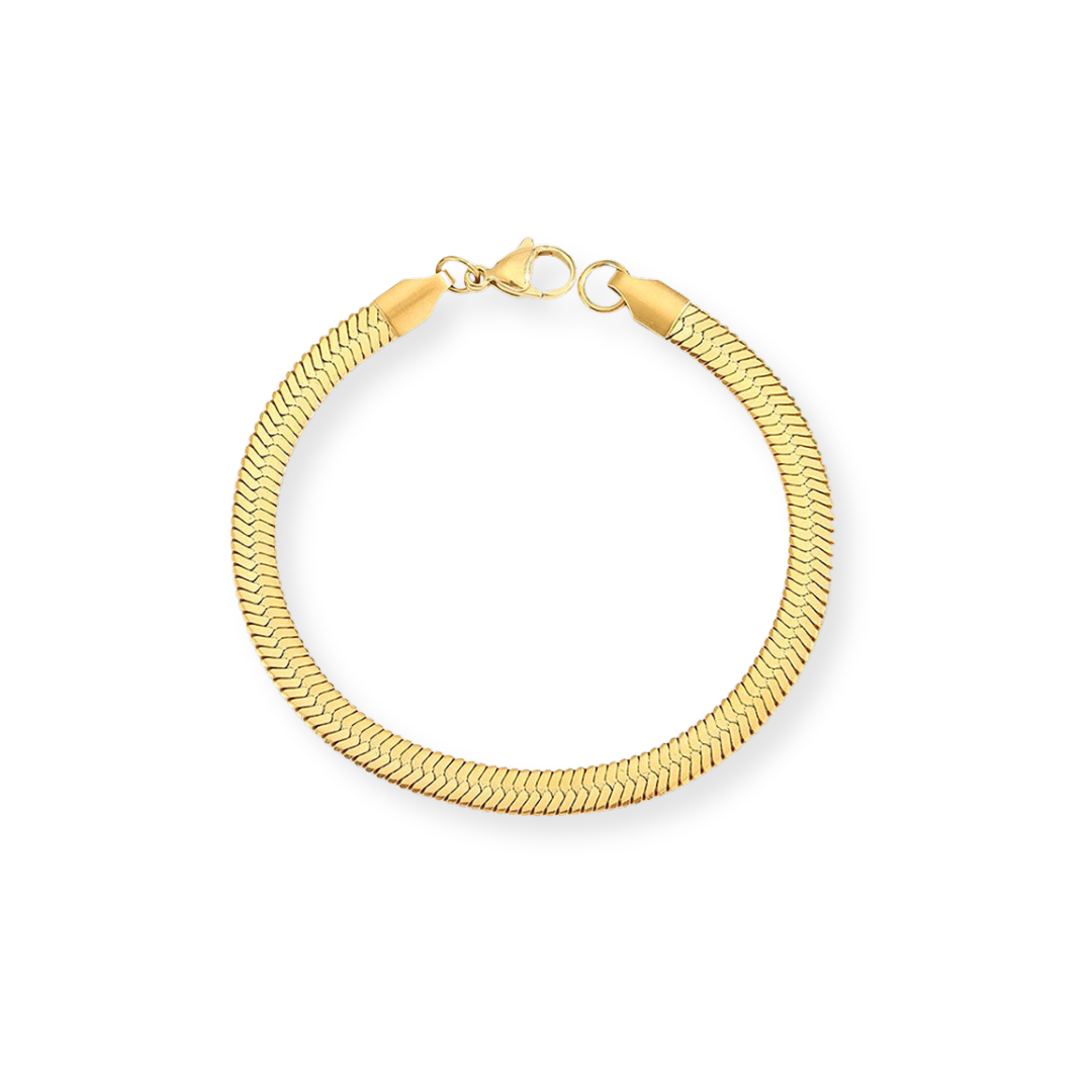 Chique Visgraat Armband Dames