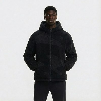 Heren Jack met Capuchon | Ritssluiting