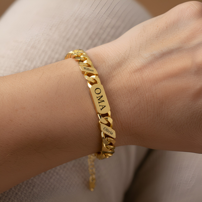 Familieschakel Armband Voor Oma
