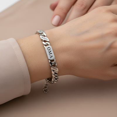 Familieschakel Armband Voor Oma