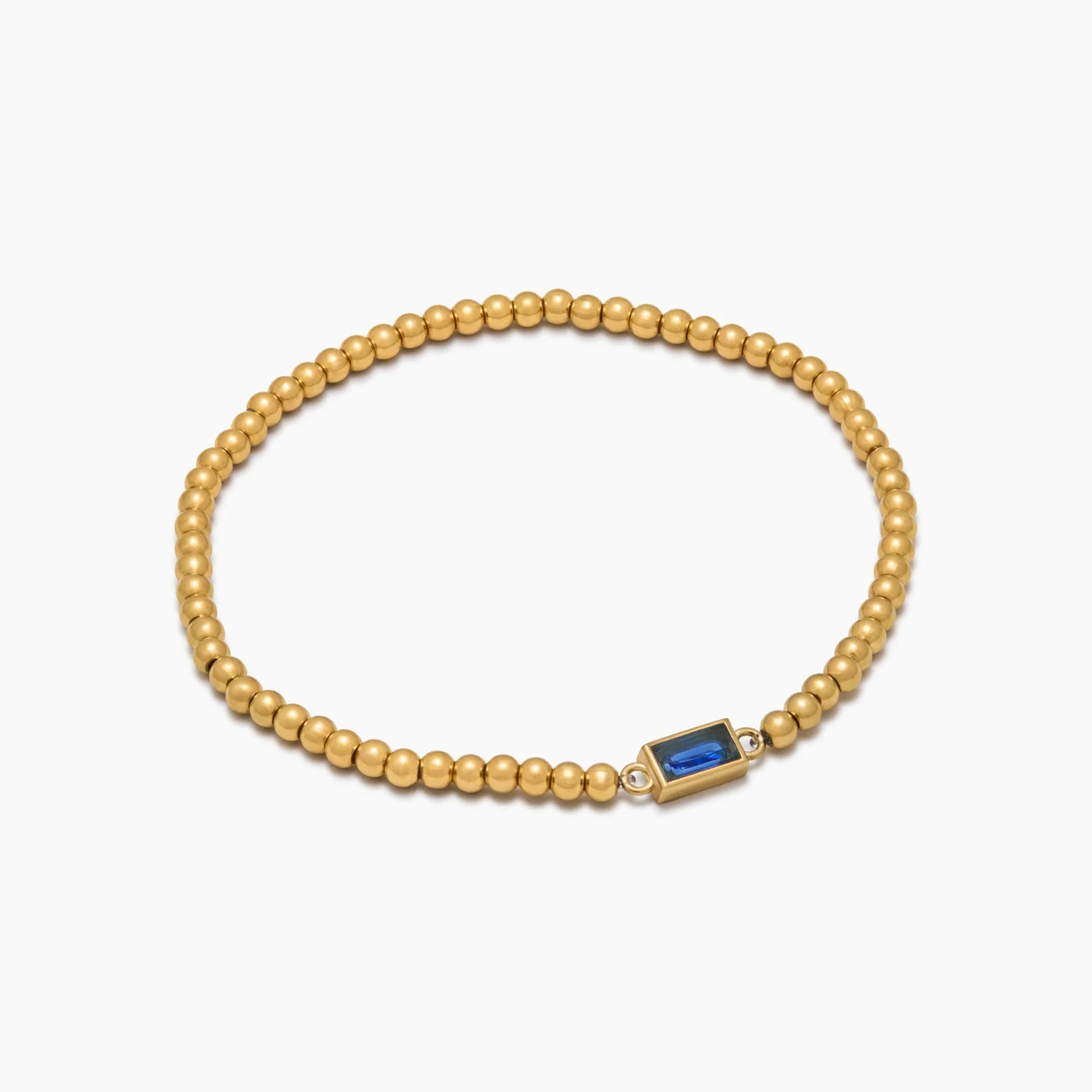 Familie Set - Kralen Geboortesteen Gouden Armbanden