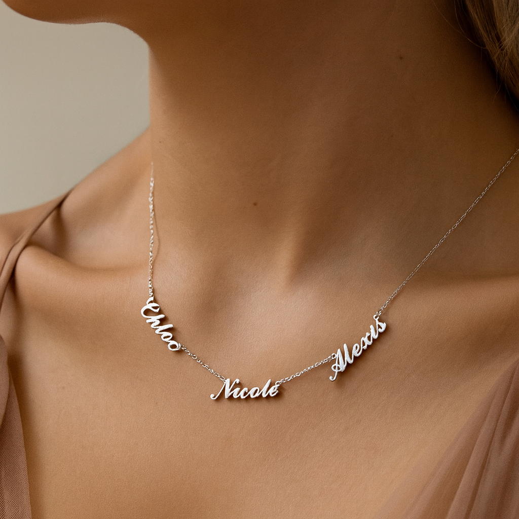 Gepersonaliseerde Ketting met Meerdere Namen