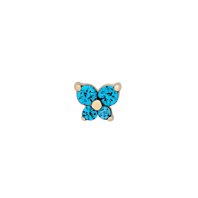 Elegante Geboortesteen Vlinder Oorbellen