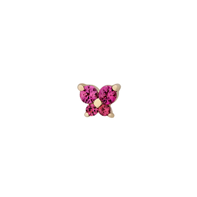 Elegante Geboortesteen Vlinder Oorbellen