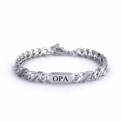 Familieschakel Armband Voor Hem