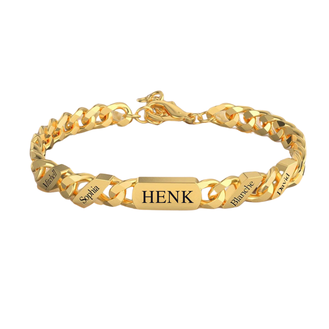 Familieschakel Armband Voor Hem