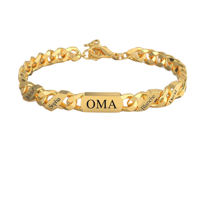Familieschakel Armband Voor Oma