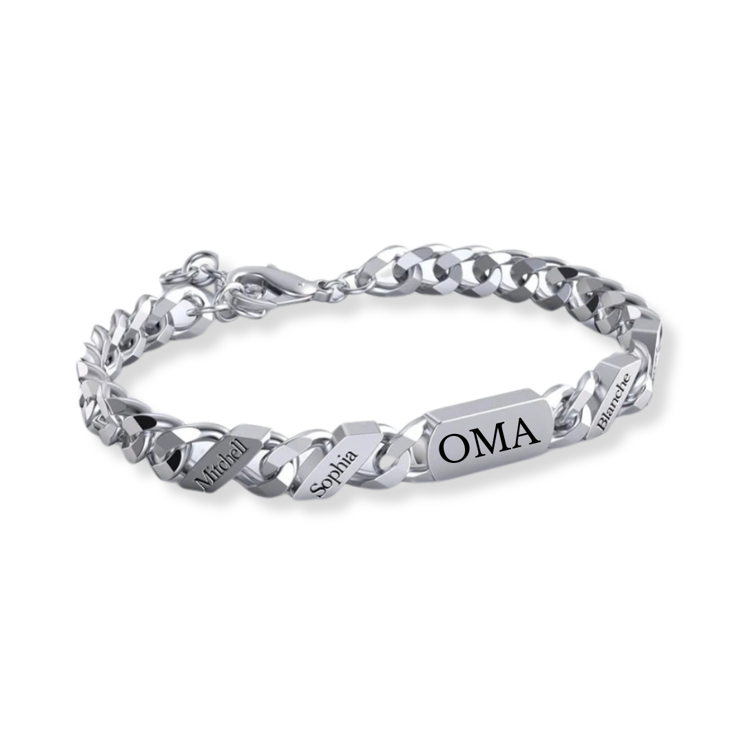 Familieschakel Armband Voor Oma