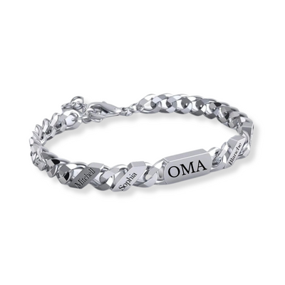 Familieschakel Armband Voor Oma