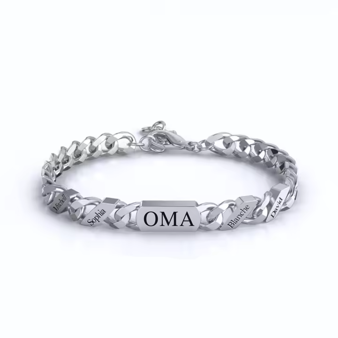 Familieschakel Armband Voor Oma