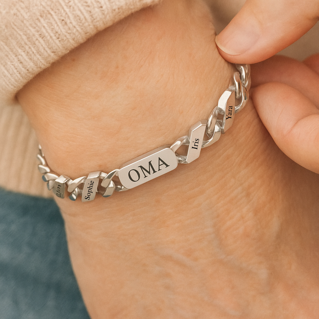 Familieschakel Armband Voor Oma