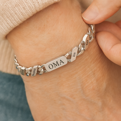 Familieschakel Armband Voor Oma