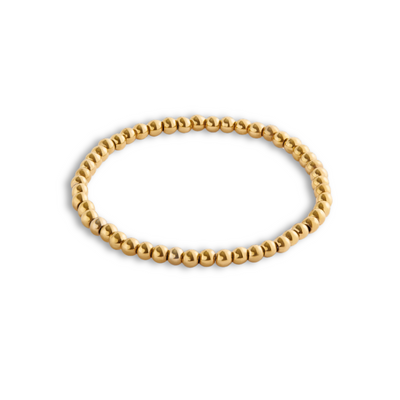 Moeder & Stijl Set - Kralen Geboortesteen Gouden Armband