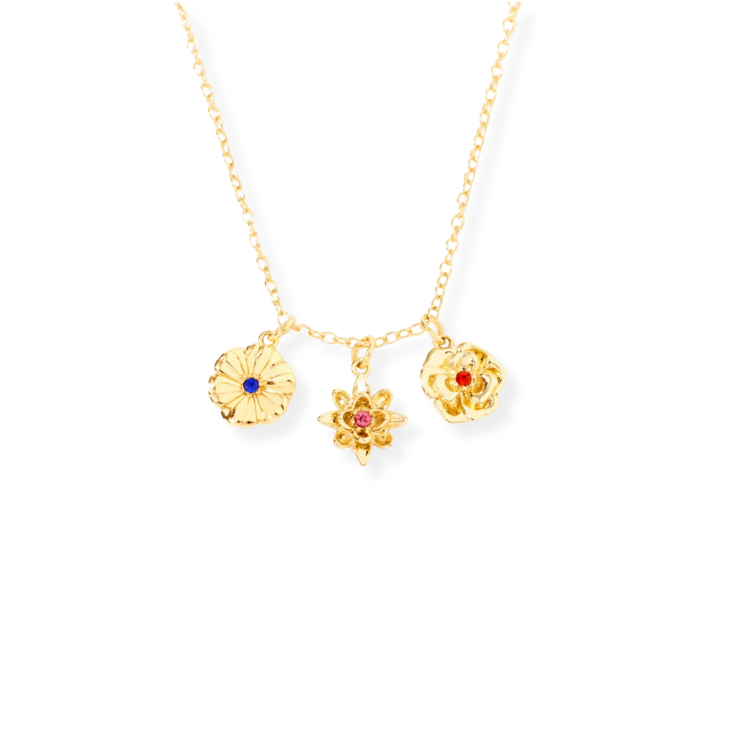 Gepersonaliseerde Geboortebloem Ketting