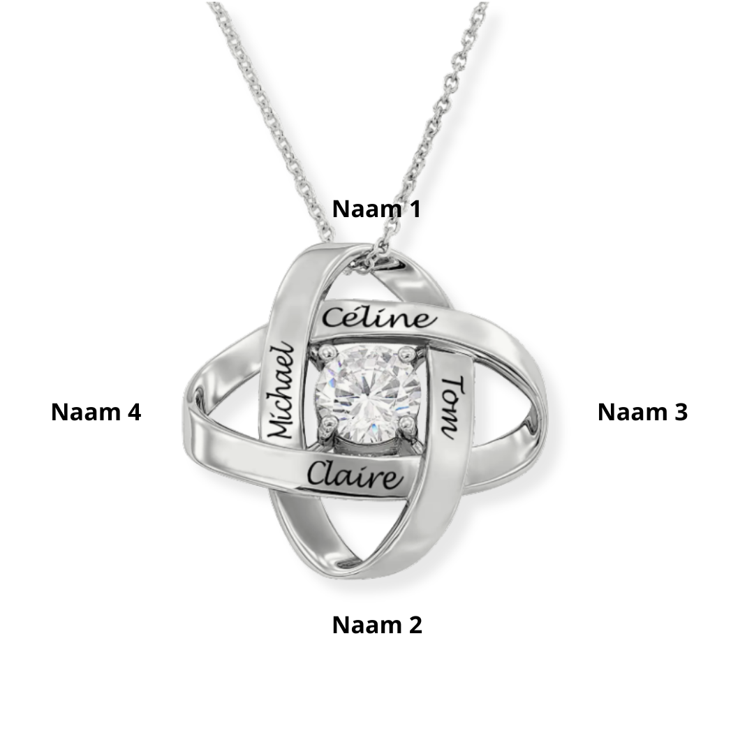Gepersonaliseerde Namen Kristal Ketting Dames