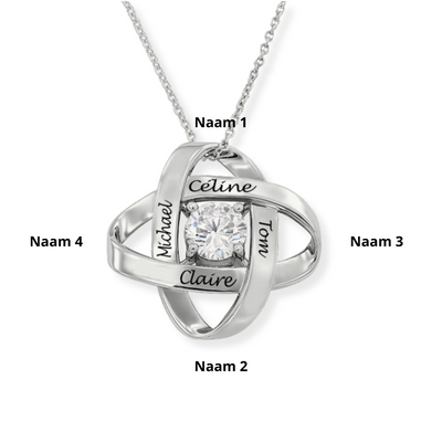 Gepersonaliseerde Namen Kristal Ketting Dames