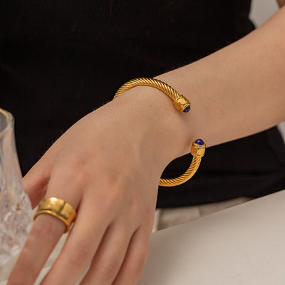 Vergulde Verstelbare Bangle Armband Dames