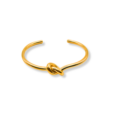 Gouden Knopen Bangle Armband Dames